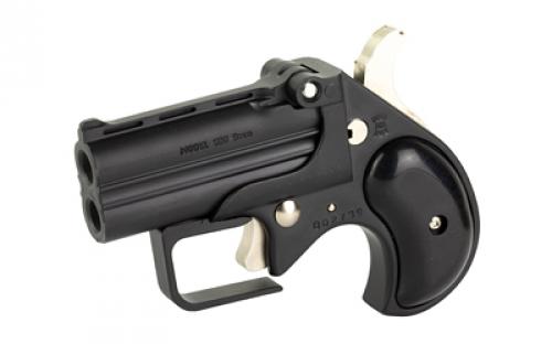 Old West Short Bore, Derringer, 9mm, 2.75" Barrels, Matte Finish, Black, Synthetic Grips, Black, 2 Rounds, Guardian Package, Trigger Guard SBG9BB