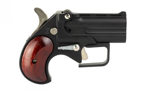 Old West Short Bore, Derringer, 380 ACP, 2.75" Barrels, Matte Finish, Black, 2 Rounds, Guardian Package, Trigger Guard SBG9BR