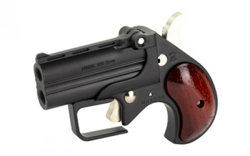 Old West Short Bore, Derringer, 380 ACP, 2.75" Barrels, Matte Finish, Black, 2 Rounds, Guardian Package, Trigger Guard SBG9BR