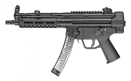 PTR Industries 9C, Pistol, Semi-automatic, 9MM, 8.86 Barrel, 3 Lug/Threaded Barrel, Steel, Black, Polymer Pistol Grip, Welded Scope Mount, 30 Rounds, 2 Magazines, Aluminum M-LOK Handguard PTR600