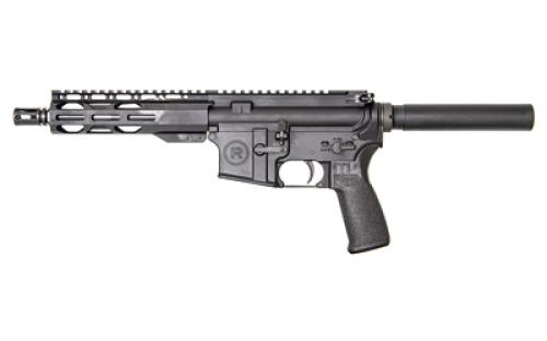 Radical Firearms RF-15, Semi-automatic, AR Pistol, 223 Remington/556NATO, 7.5 M4 Profile Threaded Barrel, Anodized Finish, Black, Pistol Length Gas System, A2 Flash Hider, MFT Engage V2 Grip, 7 M-LOK Handguard, 30 Rounds, 1 Magazine, BLEM (Damaged Packaging) RF00133