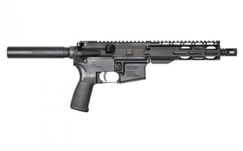Radical Firearms RF-15, Semi-automatic, AR Pistol, 223 Remington/556NATO, 7.5" M4 Profile Threaded Barrel, Anodized Finish, Black, Pistol Length Gas System, A2 Flash Hider, MFT Engage V2 Grip, 7" M-LOK Handguard, 30 Rounds, 1 Magazine, BLEM (Damaged Packaging) RF00133
