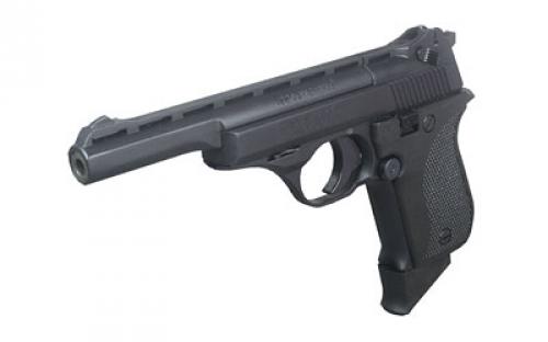 Phoenix HP22A Rangemaster, Single Action, Semi-automatic, Metal Frame Pistol, 22LR, 5 Barrel, Alloy, Black, Plastic Grips, Adjustable Sights, 10 Rounds, 1 Magazine HP22ARMB