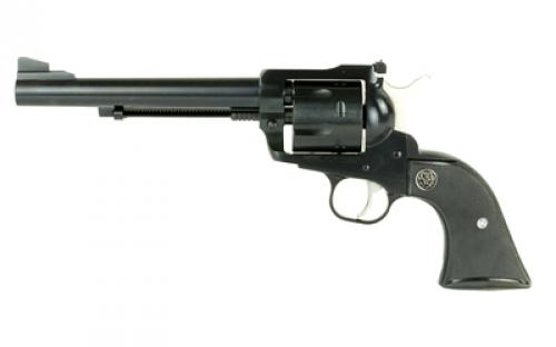 Ruger Blackhawk, Single Action, Revolver, 357 Magnum, 6.5 Barrel, Alloy Steel, Blued Finish, Black Checkered Hard Rubber Grips, Ramp Front and Adjustable Rear Sights, 6 Rounds 00316