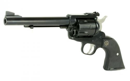 Ruger Blackhawk, Single Action, Revolver, 357 Magnum, 6.5" Barrel, Alloy Steel, Blued Finish, Black Checkered Hard Rubber Grips, Ramp Front and Adjustable Rear Sights, 6 Rounds 00316