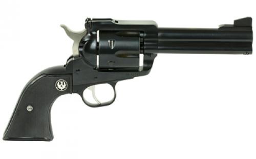 Ruger Blackhawk, Single Action, Revolver, 41 Remington Magnum, 4.6" Barrel, Alloy Steel, Blued Finish, Black Checkered Hard Rubber Grips, Ramp Front and Adjustable Rear Sights, 6 Rounds 00405