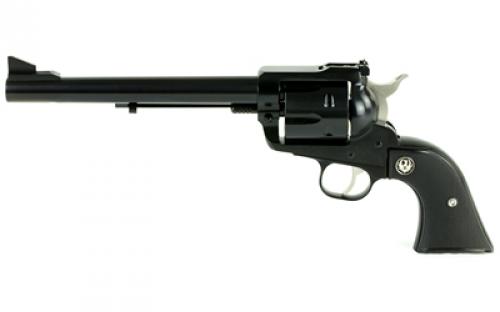 Ruger Blackhawk, Single Action, Revolver, 45 Long Colt, 7.5 Barrel, Alloy Steel, Blued Finish, Black Checkered Hard Rubber Grips, Ramp Front and Adjustable Rear Sights, 6 Rounds 00455