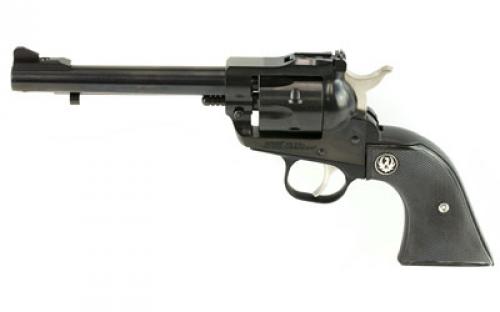 Ruger Single-Six Convertible, Single Action, Revolver, 22LR/22 WMR, 5.5 Barrel, Alloy Steel, Blued Finish, Black Checkered Hard Rubber Grips, Adjustable Rear & Ramp Front Sight, 6 Rounds 00621