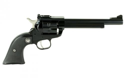 Ruger Single-Six Convertible, Single Action, Revolver, 22LR/22 WMR, 6.5" Barrel, Alloy Steel, Blued Finish, Black Checkered Hard Rubber Grips, Adjustable Rear & Ramp Front Sight, 6 Rounds 00622