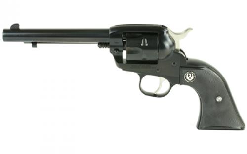 Ruger Single-Six Convertible, Single Action, Revolver, 22LR/22 WMR, 5.5 Barrel, Alloy Steel, Blued Finish, Black Checkered Hard Rubber Grips, Blade Front and Fixed Rear Sights, 6 Rounds 00629