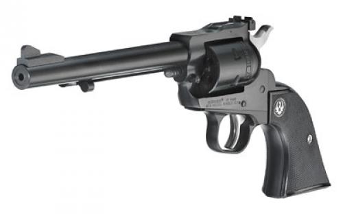 Ruger Single-Six, Single Action, Revolver, 17 HMR, 6.5 Barrel, Alloy Steel, Blued Finish, Black Checkered Hard Rubber Grips, Adjustable Rear & Ramp Front Sight, 6 Rounds 00661