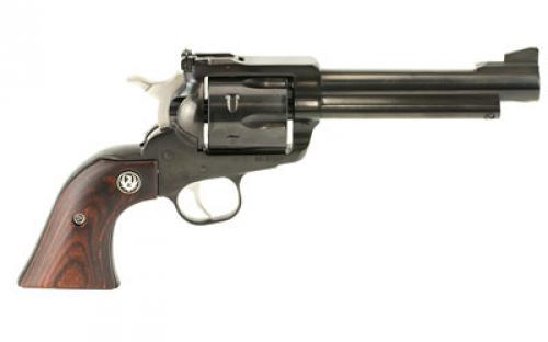 Ruger Super Blackhawk Standard, Single Action, Revolver, 44 Magnum, 5.5" Barrel, Alloy Steel, Blued Finish, Hardwood Grips, Adjustable Rear & Ramp Front Sight, 6 Rounds 00810