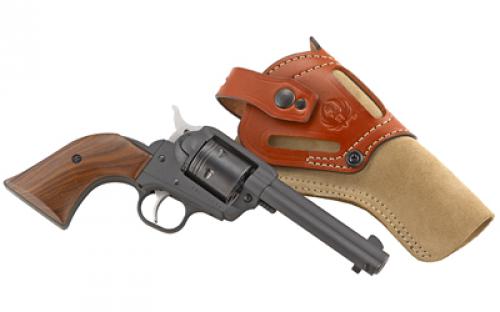 Ruger Wrangler, TALO Edition, Single Action, Revolver, 22LR, 4.62 Barrel, Alloy, Cerakote Finish, Cobalt, Wood Grips, Blade Front and Integral Rear Sights, 6 Rounds, DeSantis Wild Hog Holster Included 02014