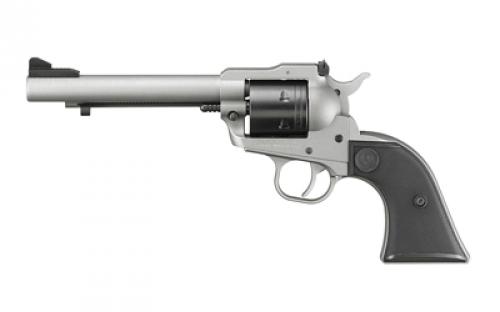 Ruger Super Wrangler, Revolver, Single Action, 22 LR/22 WMR, 5.5 Barrel, Cerakote Finish, Silver, Synthetic Grips, Adjustable Sights, 6 Rounds, 2 Cylinders, (1)-22WMR and (1)-22LR 2033