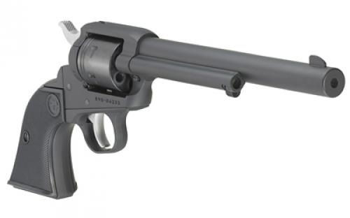 Ruger Wrangler, Single Action Only, Revolver, 22LR, 7.5"Barrel, Aluminum Alloy, Cerakote Finish, Black, Checkered Synthetic Grips, Integral Notch Rear Sight/Blade Front Sight, Transfer Bar Safety, 6 Rounds 2043