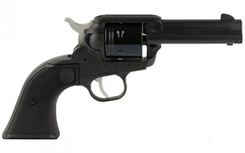 Ruger Wrangler, Single Action Only, Revolver, 22LR, 3.75" Barrel, Aluminum Alloy Frame, Cerakote Finish, Black, Black Synthetic Grips, Integral Notch Rear Sight/Blade Front Sight, Transfer Bar Safety, 6 Rounds 2052