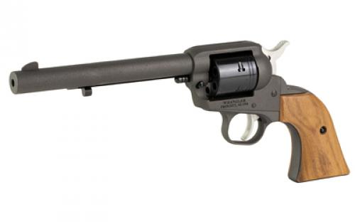 Ruger Wrangler, TALO Edition, Single Action, Revolver, 22LR, 6.5" Barrel, Alloy, Cerakote Finish, Cobalt, Walnut Grips, Blade Front and Integral Rear Sights, 6 Rounds, DeSantis Wild Hog Holster Included 02057