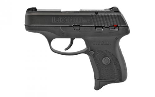 Ruger LC380, Double Action Only, Semi-automatic, Polymer Frame Pistol, Compact, 380 ACP, 3.1 Barrel, Blued Finish, 3 Dot Drift-Adjustable Sights, 7 Rounds, California Compliant 03253