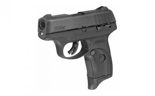 Ruger EC9s, Striker Fired, Semi-automatic, Polymer Frame Pistol, Compact, 9MM, 3.1" Barrel, Black Oxide Finish, Integral Fixed Sights, Thumb Safety, 7 Rounds, 1 Magazine 03283