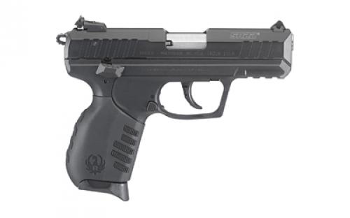 Ruger SR22, Double Action/Single Action, Semi-automatic, Polymer Frame Pistol, Compact, 22LR, 3.5" Barrel, Anodized Finish, Black, Black Rubber Grip, 3 Dot Adjustable Sights, 10 Rounds, 2 Magazines, CA Compliant 03657