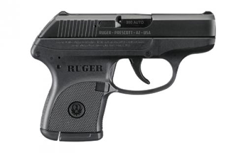 Ruger LCP, Double Action Only, Semi-automatic, Polymer Frame Pistol, Sub-Compact, 380 ACP, 2.75 Barrel, Black Oxide Finish, Integral Fixed Sights, 6 Rounds, 1 Magazine 03701