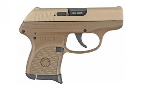 Ruger LCP, TALO Edition, Double Action Only, Semi-automatic, Polymer Frame Pistol, Sub-Compact, 380 ACP, 2.75 Barrel, Cerakote Finish, Flat Dark Earth and Sage, Integral Fixed Sights, 6 Rounds, 1 Magazine 03742