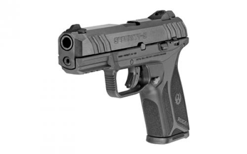 Ruger Security-9, Double Action, Semi-automatic, Polymer Frame Pistol, Full Size, 9MM, 4" Barrel, Black Oxide Finish, 3 Dot Drift-Adjustable Sights, Manual Safety and Integrated Trigger Safety, 15 Rounds, 2 Magazines, Right Hand 03810
