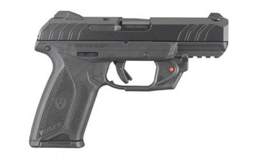 Ruger Security-9, Double Action, Semi-automatic, Polymer Frame Pistol, Full Size, 9MM, 4" Barrel, Black Oxide Finish, 3 Dot Drift-Adjustable Sights, Manual Safety and Integrated Trigger Safety, 15 Rounds, 2 Magazines, Viridian Laser, Right Hand 03816