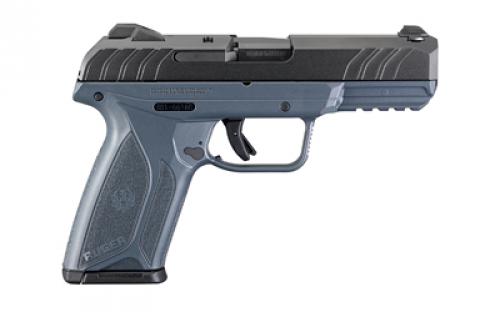 Ruger Security-9, Double Action, Semi-automatic, Polymer Frame Pistol, Full Size, 9MM, 4 Barrel, Cerakote Finish, Cobalt Kinetic Slate Blue, 3 Dot Sights, Manual Safety and Integrated Trigger Safety, 15 Rounds, Right Hand 03824