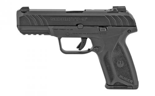 Ruger Security-9 Pro, Striker Fired, Semi-automatic, Polymer Frame Pistol, Full Size, 9MM, 4 Barrel, Blued Finish, Night Sights, No Thumb Safety, 15 Rounds, 3 Magazines, Right Hand 03825