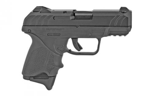 Ruger Security-9, Striker Fired, Semi-automatic, Polymer Frame Pistol, Compact, 9MM, 3.42" Barrel, Black Oxide Finish, Adjustable Rear Sight/Fixed Front Sight, Manual Safety and Integrated Trigger Safety, 10 Rounds, 2 Magazines, Hogue Beavertail HandALL Grip Sleeve Included, Right Hand 03829