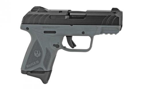 Ruger Security-9 Compact, Striker Fired, Semi-automatic, Polymer Frame Pistol, Compact, 9MM, 3.4" Barrel, Cerakote Finish, Cobalt Kinetic Slate Blue, Fixed Front and Drift-Adjustable Rear Sights, Manual Safety and Integrated Trigger Safety, 10 Rounds, Right Hand 03835