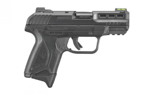 Ruger Security-380, Double Action, Semi-automatic, Polymer Frame Pistol, Compact, 380 ACP, 3.42" Barrel, Black Oxide Finish, Fiber Optic Front and Drift Adjustable Rear Sights, Manual Safety and Integrated Trigger Safety, 2 Magazines, (1)-15 Rounds and (1)-10 Rounds 03839