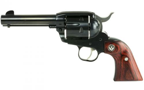 Ruger Vaquero Blued, Single Action, Revolver, 357 Magnum, 4.6 Barrel, Alloy Steel, Blued Finish, Hardwood Grips, Blade Front and Integral Rear Sights, 6 Rounds, BLEM (Blemish on Ejector Housing) 05107