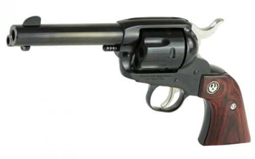 Ruger Vaquero Blued, Single Action, Revolver, 357 Magnum, 4.6" Barrel, Alloy Steel, Blued Finish, Hardwood Grips, Blade Front and Integral Rear Sights, 6 Rounds, BLEM (Blemish on Ejector Housing) 05107