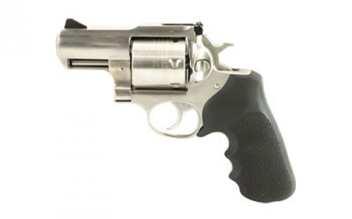 Ruger Super Redhawk Alaskan, Double Action, Revolver, 454 Casull, 2.5 Barrel, Stainless Steel, Satin Finish, Silver, Hogue Tamer Monogrip Grip, Adjustable Rear & Ramp Front Sight, 6 Rounds, KSRH-2454 05301