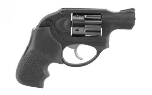 Ruger LCR, Double Action, Revolver, Small Frame, 38 Special +P, 1.875" Barrel, Stainless Steel Barrel, Aluminum Frame and Stainless Steel Cylinder, Matte Finish, Black, Hogue Tamer Monogrip, U-Notch Integral Rear & Ramp Front Sight, 5 Rounds 05401