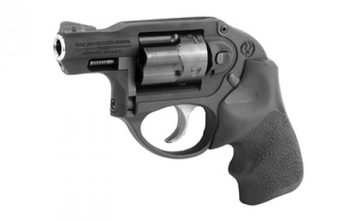 Ruger LCR, Double Action, Revolver, Small Frame, 38 Special +P, 1.875" Barrel, Stainless Steel Barrel, Aluminum Frame and Stainless Steel Cylinder, Matte Finish, Black, Hogue Tamer Monogrip, U-Notch Integral Rear & Ramp Front Sight, 5 Rounds 05401