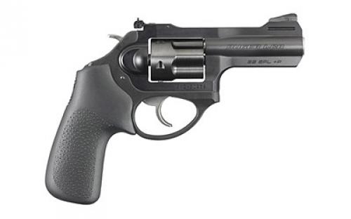 Ruger LCRx, Double Action, Revolver, Small Frame, 38 Special +P, 3 Barrel, Stainless Steel Barrel, Aluminum Frame and Stainless Steel Cylinder, Matte Finish, Black, Hogue Tamer Monogrip, Adjustable Black Blade Rear & Ramp Front Sight, 5 Rounds 05431