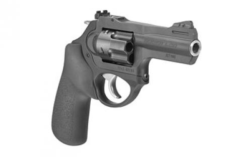 Ruger LCRx, Double Action, Revolver, Small Frame, 357 Magnum, 3" Barrel, Stainless Steel Barrel, Stainless Steel, Matte Finish, Black, Hogue Tamer Monogrip, Adjustable Black Blade Rear & Ramp Front Sight, 5 Rounds 05444