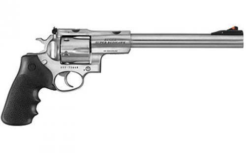 Ruger Super Redhawk Standard, Double Action, Revolver, 44 Magnum, 9.5 Barrel, Stainless Steel, Satin Finish, Silver, Hogue Tamer Monogrip Grip, Adjustable Rear & Ramp Front Sight, 6 Rounds, KSRH-9 05502