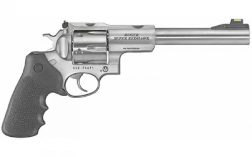 Ruger Super Redhawk, TALO Edition, Double Action/Single Action, Revolver, 44 Magnum, 7.5 Barrel, Stainless Steel, Satin Stainless Finish, Rubber Grip, Fiber Optic Front and Adjustable Rear Sights, 6 Rounds 05520