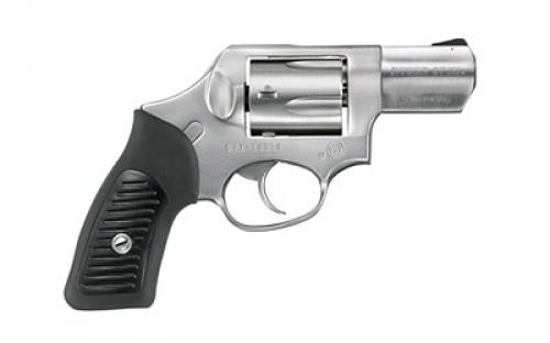 Ruger SP101, Double Action, Revolver, Small Frame, 357 Magnum, 2.25 Barrel, Stainless Steel, Satin Finish, Silver, Black Rubber Grips with Polymer Inlay, Black Ramp Front and Fixed Rear Sights, 5 Rounds, Spurless Hammer, KSP-321XL 05720