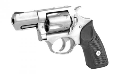 Ruger SP101, Double Action, Revolver, Small Frame, 9MM, 2.25" Barrel, Stainless Steel, Satin Finish, Silver, Black Rubber Grip, Black Ramp Front and Fixed Rear Sights, 5 Rounds 05783