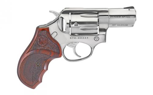 Ruger SP101, TALO Edition, Double Action/Single Action, Revolver, Small Frame, 357 Magnum, 2.25 Barrel, Stainless Steel, Gloss Stainless Finish, Wood Grips, Fixed Sights, 5 Rounds 05785