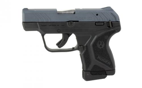 Ruger LCP II, RSR Exclusive, Double Action Only, Semi-automatic, Polymer Frame Pistol, Sub-Compact, 22LR, 2.75 Barrel, Stainless Steel Barrel, Cerakote Finish, Cobalt Kenetic Slate, Integral Fixed Sights, Manual Safety, 10 Rounds, 1 Magazine, Right Hand 13729