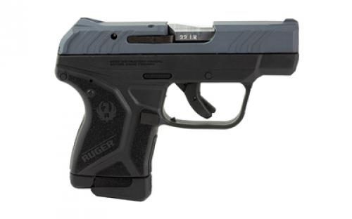 Ruger LCP II, RSR Exclusive, Double Action Only, Semi-automatic, Polymer Frame Pistol, Sub-Compact, 22LR, 2.75" Barrel, Stainless Steel Barrel, Cerakote Finish, Cobalt Kenetic Slate, Integral Fixed Sights, Manual Safety, 10 Rounds, 1 Magazine, Right Hand 13729