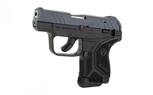 Ruger LCP II, RSR Exclusive, Double Action Only, Semi-automatic, Polymer Frame Pistol, Sub-Compact, 22LR, 2.75" Barrel, Stainless Steel Barrel, Cerakote Finish, Cobalt Kenetic Slate, Integral Fixed Sights, Manual Safety, 10 Rounds, 1 Magazine, Right Hand 13729