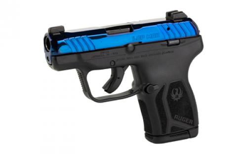 Ruger LCP MAX, Talo Edition, Double Action Only, Semi-automatic, Polymer Frame Pistol, Compact, 380ACP, 2.8" Barrel, PVD Finish, Sapphire, Black Polymer Frame, Tritium Front Sight with White Outline, Drift Adjustable Rear Sight, 10 Rounds, 1 Magazine 13739