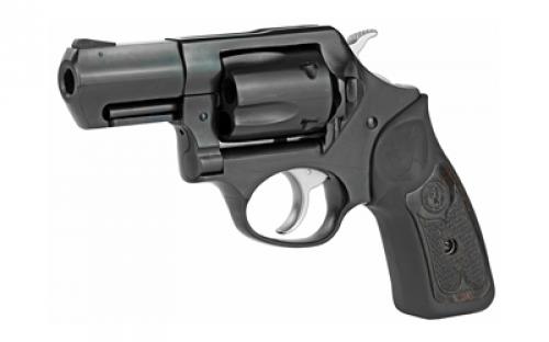 Ruger SP101, Double Action, Revolver, Small Frame, 357 Magnum, 2.25" Barrel, Alloy Steel, Blued Finish, Rubber Grips with Wood Inlay, Black Ramp Front and Fixed Rear Sights, 5 Rounds 15702